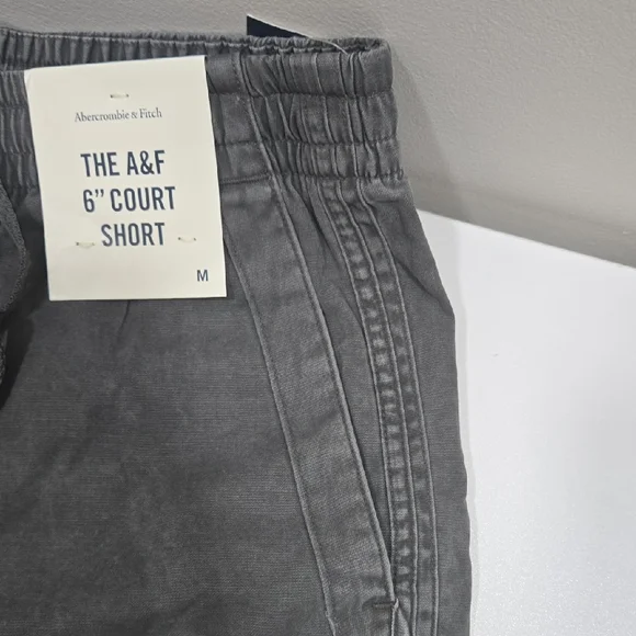 Abercrombie & Fitch Athletic Shorts - Charcoal **NWT** - Picture 11 of 16